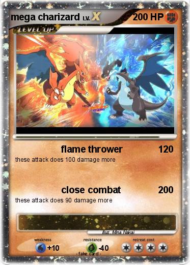 Pokemon mega charizard