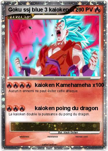 Pokemon Goku ssj blue 3 kaioken