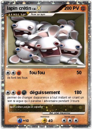 Pokemon lapin crétin