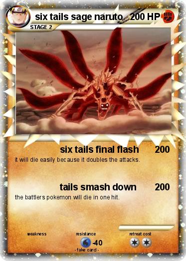 Pokemon six tails sage naruto