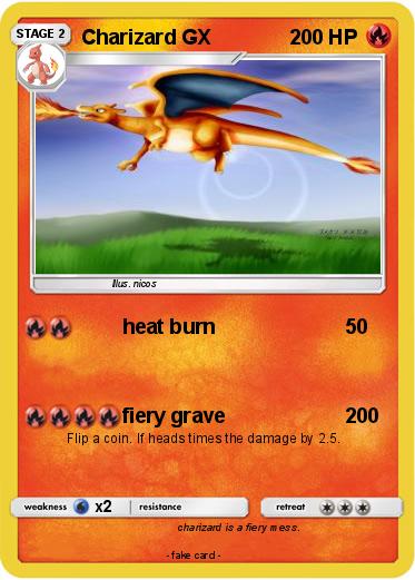 Pokemon Charizard GX