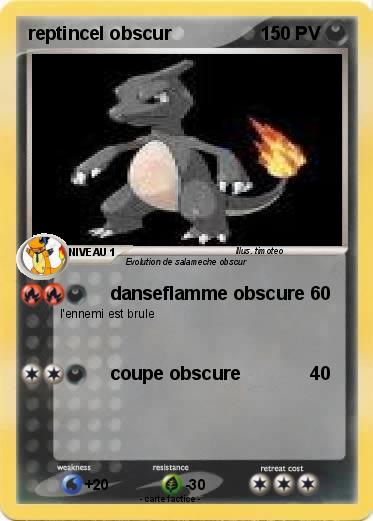 Pokemon reptincel obscur