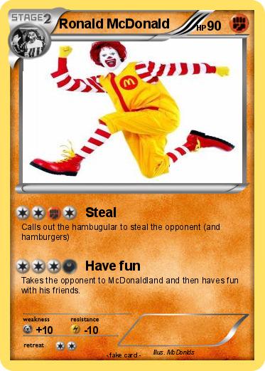Pokemon Ronald McDonald