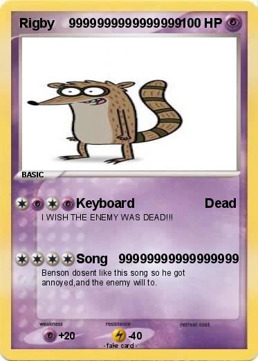 Pokemon Rigby    9999999999999999