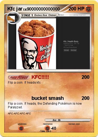 Pokemon Kfc jar