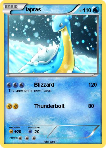 Pokemon lapras