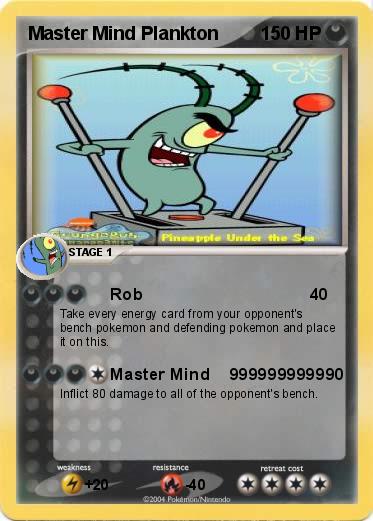 Pokemon Master Mind Plankton