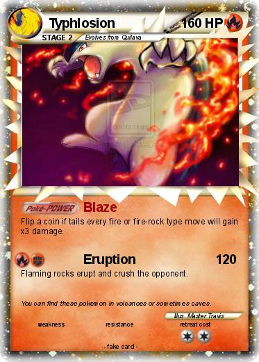 Pokemon Typhlosion