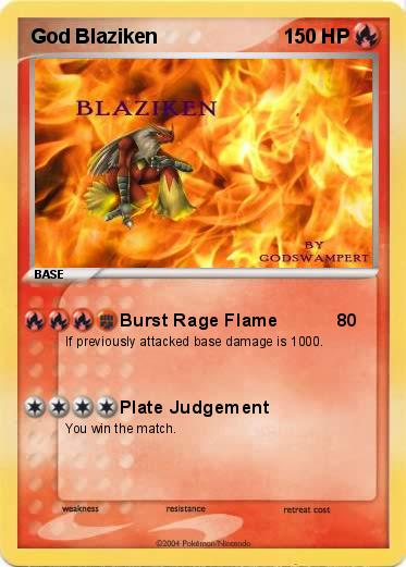 Pokemon God Blaziken
