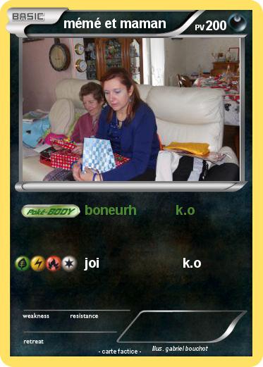 Pokemon mémé et maman