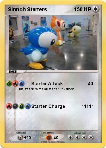 Pokemon Sinnoh Starters