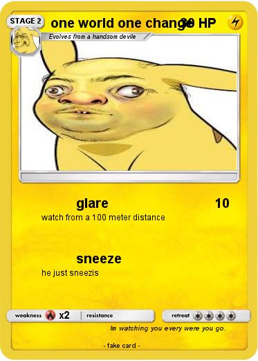 Pokemon one world one change