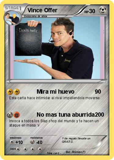 Pokemon Vince Offer