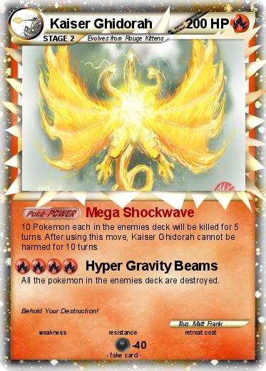 Pokemon Kaiser Ghidorah