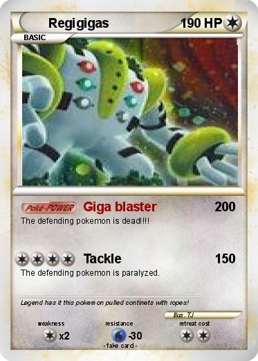 Pokemon Regigigas
