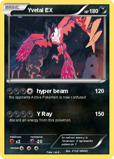 Pokemon Yvetal EX