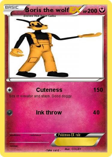 Pokemon Boris the wolf