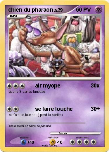 Pokemon chien du pharaon