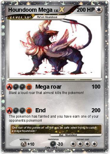 Pokemon Houndoom Mega