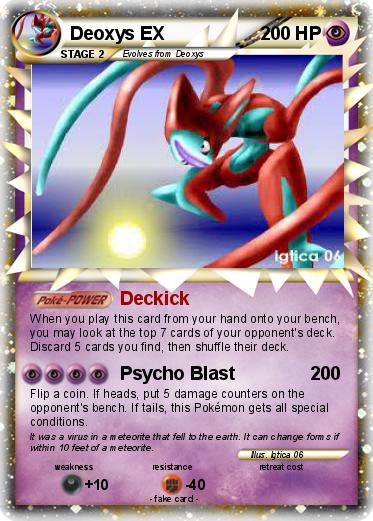 Pokemon Deoxys EX