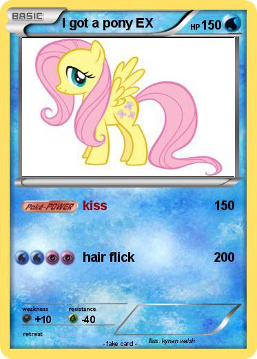 Pokemon I got a pony EX