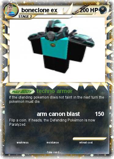 Pokemon boneclone ex