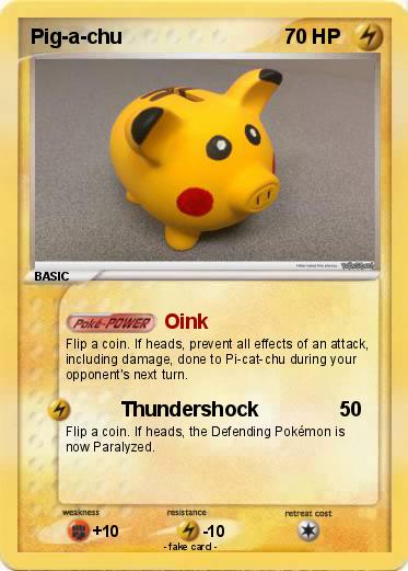 Pokemon Pig-a-chu