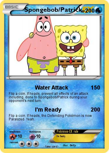 Pokemon Spongebob/Patrick