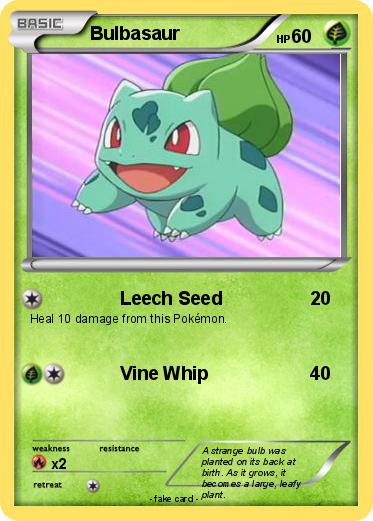 Pokemon Bulbasaur
