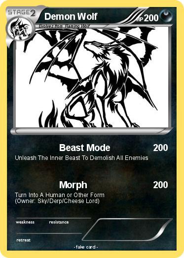 Pokemon Demon Wolf
