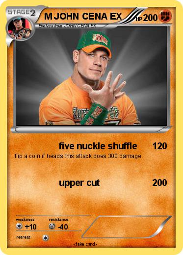 Pokemon M JOHN CENA EX