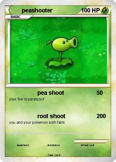 Pokemon peashooter