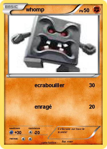 Pokemon whomp