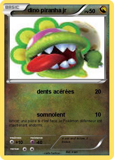 Pokemon dino piranha jr