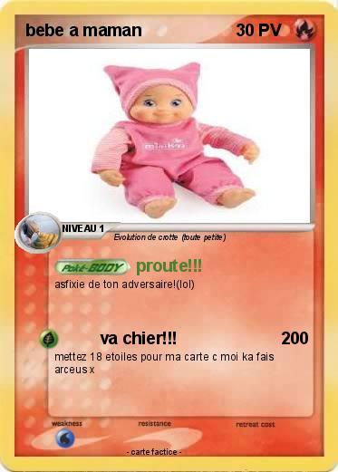 Pokemon bebe a maman