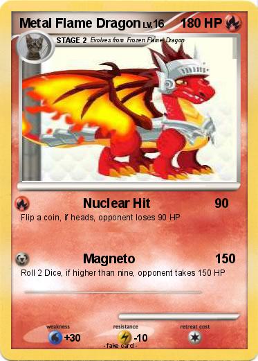 Pokemon Metal Flame Dragon