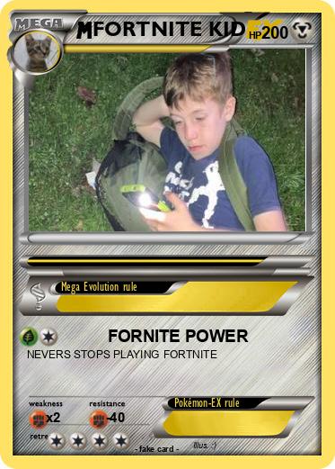 Pokemon FORTNITE KID