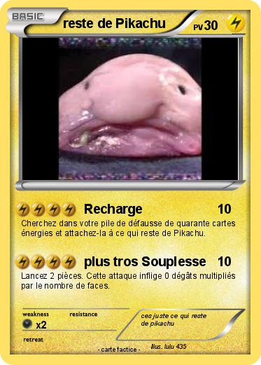 Pokemon reste de Pikachu