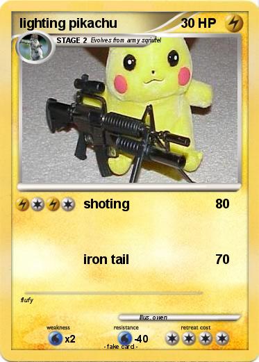 Pokemon lighting pikachu