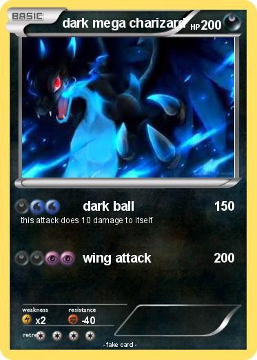 Pokemon dark mega charizard
