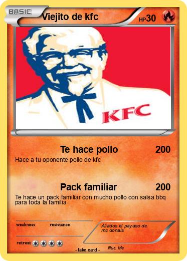 Pokemon Viejito de kfc