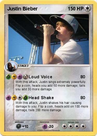 Pokemon Justin Bieber