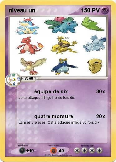 Pokemon niveau un