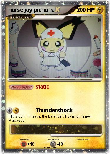 Pokemon nurse joy pichu