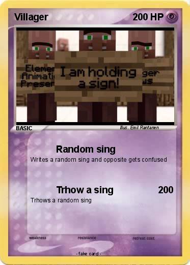 Pokemon Villager