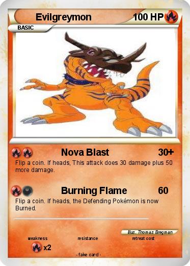 Pokemon Evilgreymon
