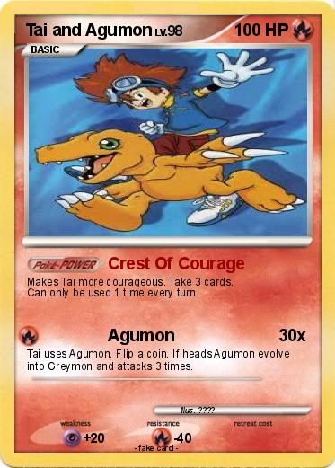 Pokemon Tai and Agumon