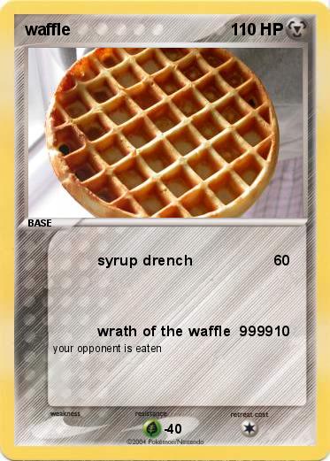 Pokemon waffle