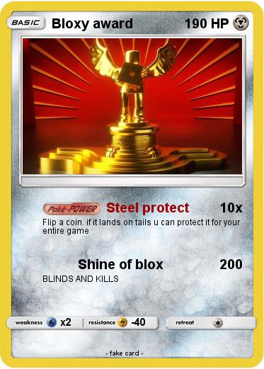 Pokemon Bloxy award