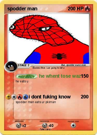 Pokemon spodder man
